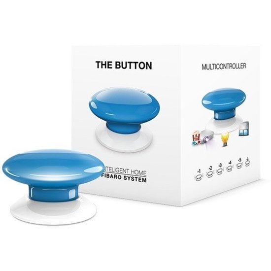 Blue Fibaro Z-wave Button