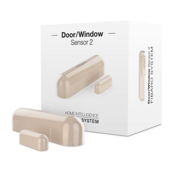 Beige Fibaro Door Window Sensor 2