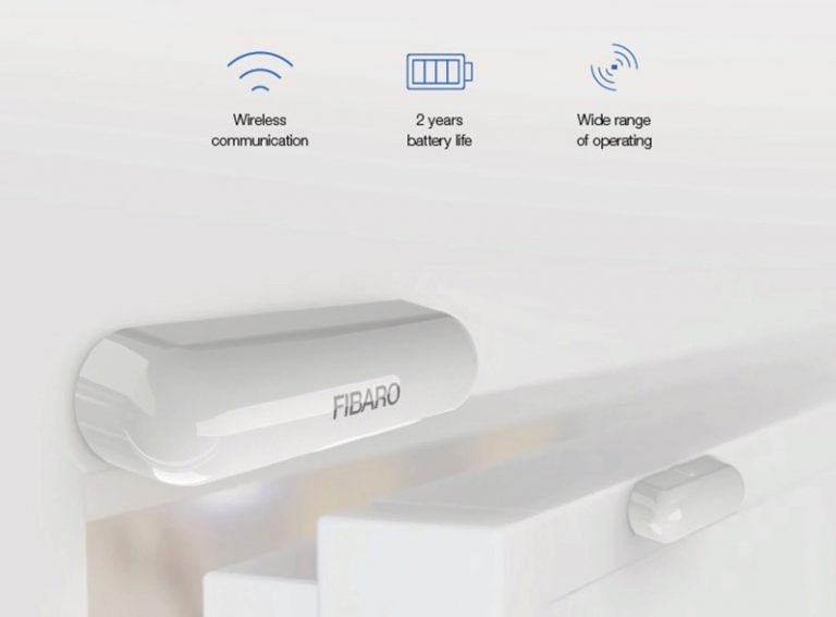 Fibaro ZWave Door Window Sensor Smart Sensors Smart Home Automation