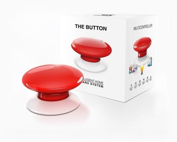 Red Fibaro Z-Wave Button