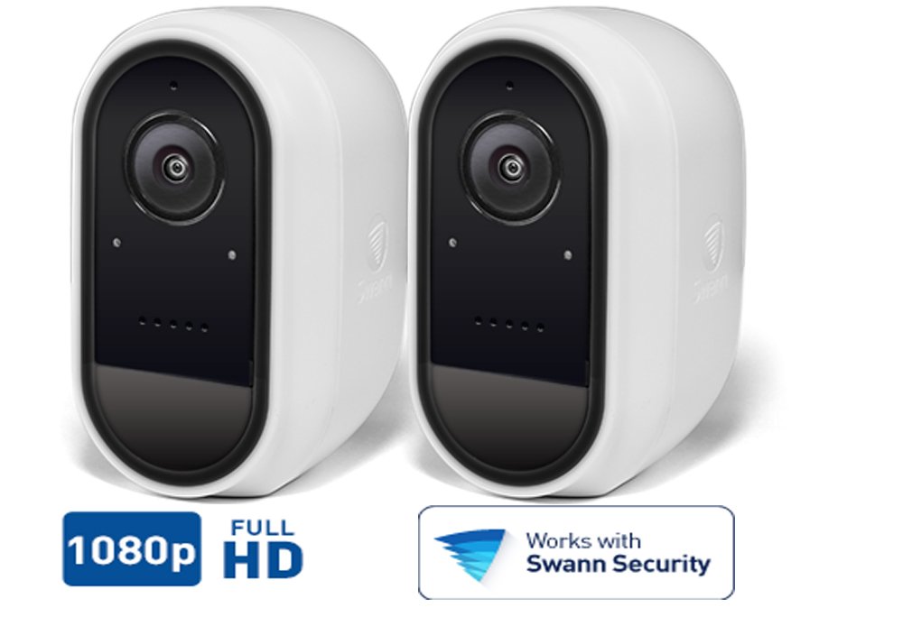 Smart Home Automation - 2 Motion and Heat Swann Wireless Security Cameras
