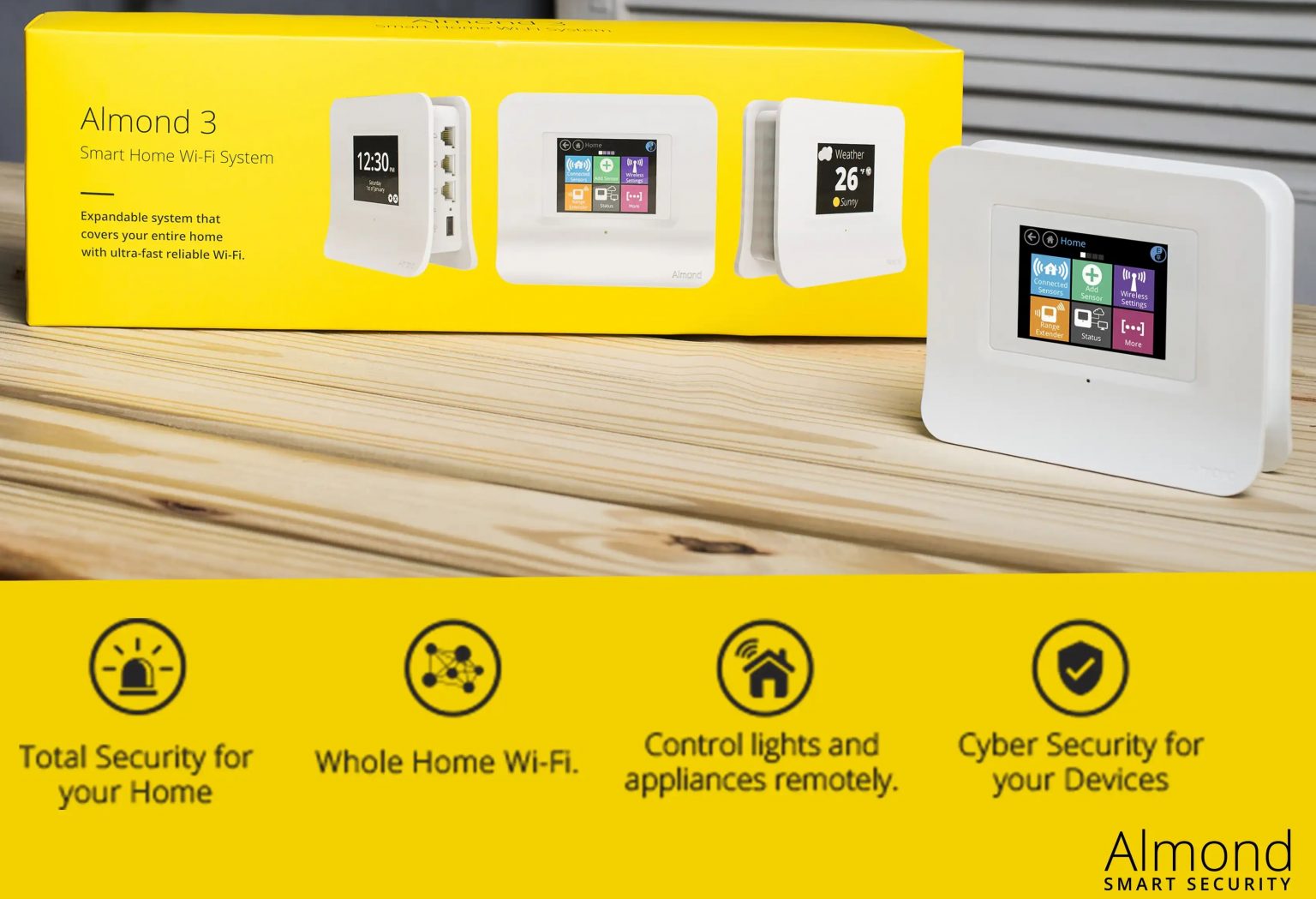 Securifi Almond 3 ZigBee Smart Hub Z Wave Hub Wifi Router