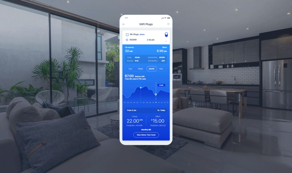 Ultra Plug Monthly Energy Consumption