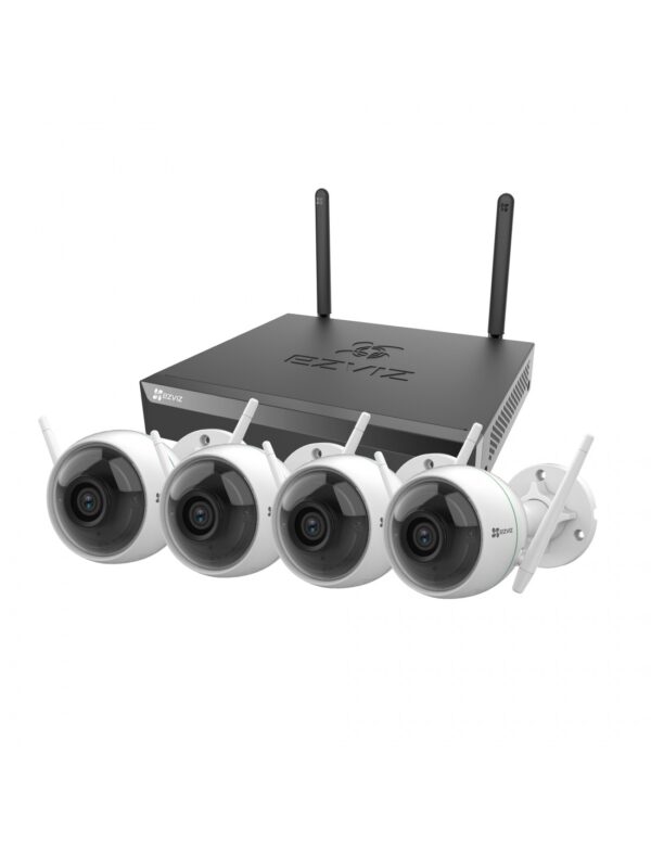 Ezviz 4 Channel No HDD NVR with 4 x 2MP Wireless 1080p Cameras Security Kit