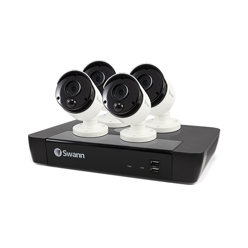 Swann 4x 5MP Super HD Bullet Cameras with 8CH 2TB NVR