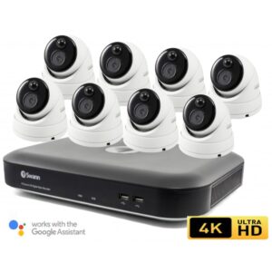 Smart Home Automation - Swann 2TB NVR 2 x 8MP 4K Dome Cams