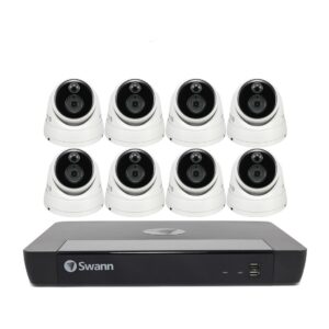 Swann 8 x 8MP 4K UHD True Detect Audio Cams with 2TB 8CH NVR Security Kit