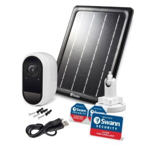 Smart Home Automation - Swann Wireless 2MP Security Camera with Solar Charging Panel