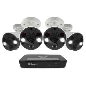 Swann 4 x 8MP 4K Spotlight Audio Camera with 2TB NVR
