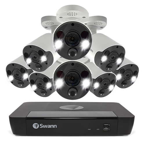 Swann 8 Spotlight Camera 16 Channel 4K Ultra HD NVR Security System