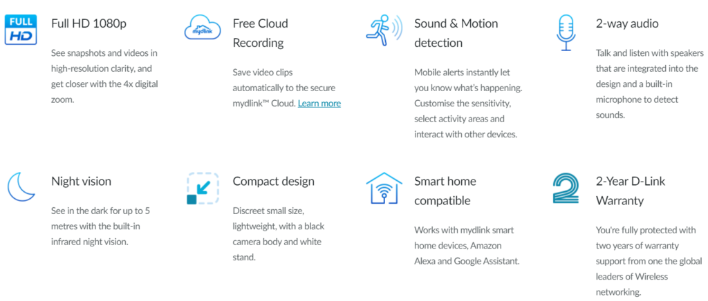 Smart Home Automation - D-LINK DCS-8300LH WiFi Camera