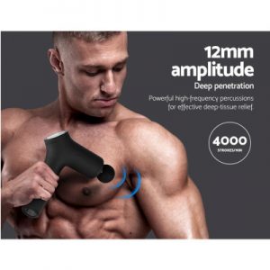 Smart Home Automation - 10 Speed LCD 6 Head Deep Muscle Tissue Massage Gun