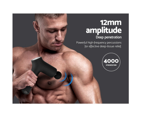 Smart Home Automation - 10 Speed LCD 6 Head Deep Muscle Tissue Massage Gun