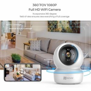 Smart Home Automation - EZVIZ C6N 2MP Wireless Pan Tilt Indoor Cam