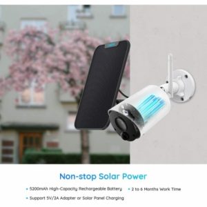 Smart Home Automation - Reolink 1080P Outdoor Wireless Security Solar Battery Camera