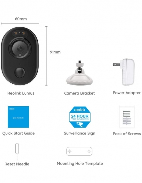 Smart Home Automation - Reolink Lumus 1080P Outdoor WIFI Spotlight Security Camera