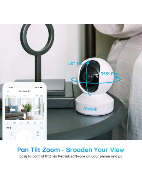 Smart Home Automation - Reolink E1 Zoom 5MP WiFi Indoor Pan Tilt Camera