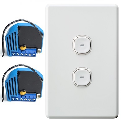 Smart Home Automation - CLIPSAL Impress Z Wave Dbl Dimmer Switch